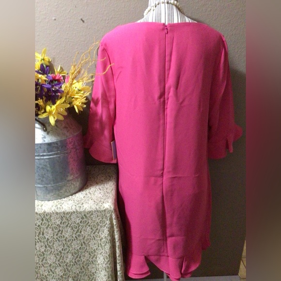 CeCe Pink Midi Dress - Picture 3 of 15